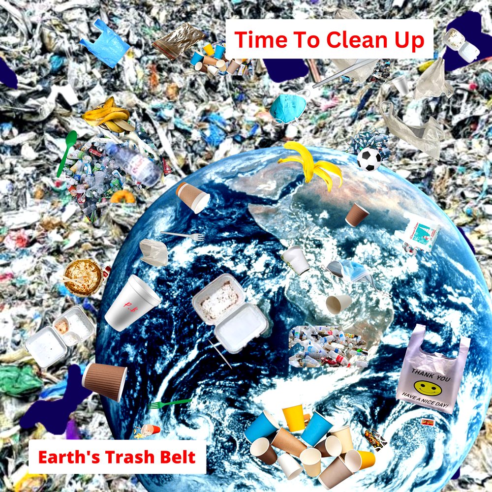 Earths Trash Belt Time To Clean Up
@Interplanetypod #nasa #spacex   #savemotherearth #savemotherearth
#lovetheearth #environment #protecttheearth #climateaction #thereisnoplanetb #protectourplanet #stoppollution #globalwarming
·