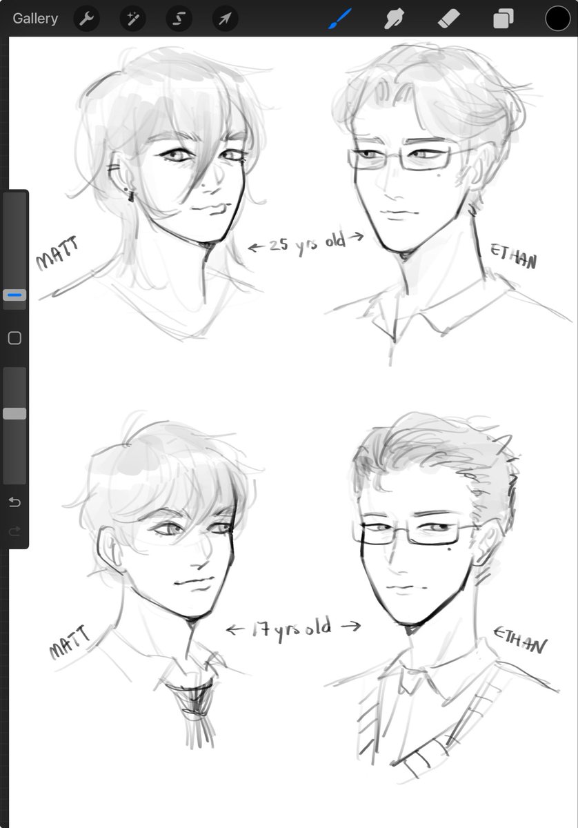 Reworking old ocs… I can allow myself to go crazy after exams…