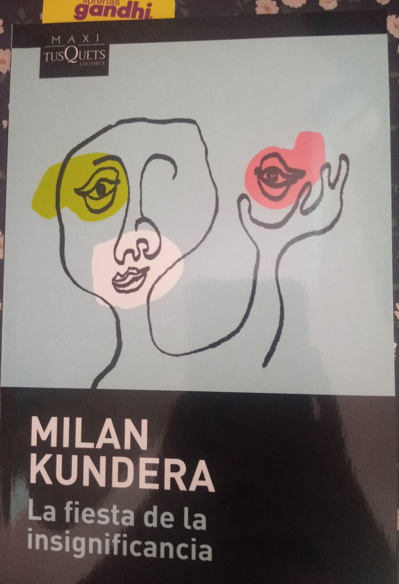 4. Abril. Y mi elección para este mes fue basada en un raciocinio simple: en este mes nació el autor del libro; aunque claro, él nació un primero de abril y yo estoy publicando esto el último día del mes. Así que tenemos a #MilanKundera con 'La fiesta de la insignificancia'.