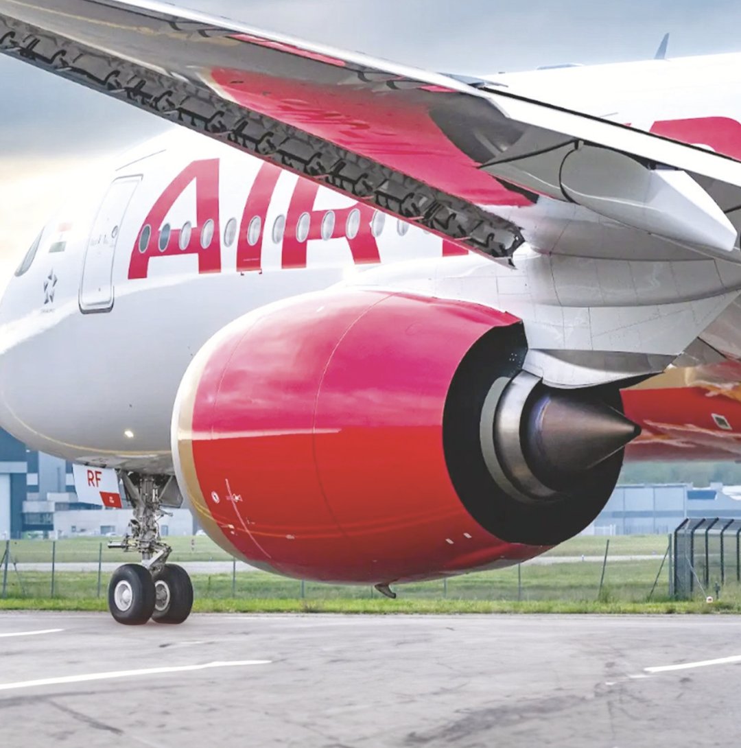 Gate7aviation's tweet image. Le 5e Airbus A350-900 d&apos;Air India VT-JRF rejoint la flotte de la compagnie 
📷 Robin Hardy 
#FlyAI #AirIndia #A350 #Airbus