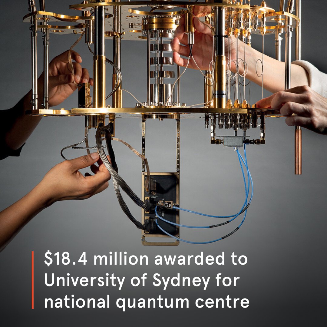 Exciting development in Australia's quantum future! @Sydney_Uni awarded $18.4 million to establish Quantum Australia. 'Quantum Australia gives muscle and momentum to the national quantum strategy.' said @BartlettQuantum, foundation director of Quantum Australia