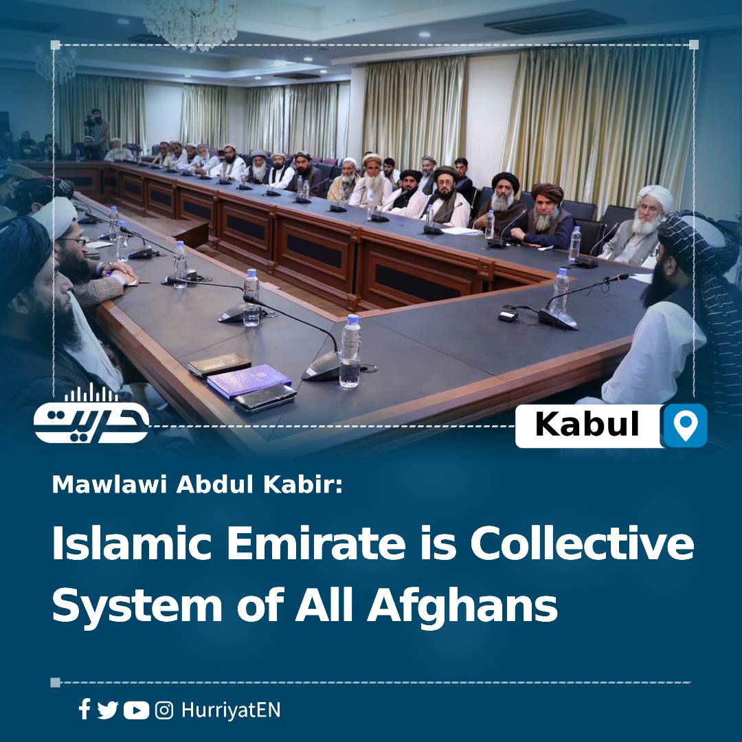 Islamic Emirate is Collective System of All Afghans During a meeting with tribal leaders, religious scholars, and youth from Nangarhar province, Mawlawi Abdul Kabir, the political deputy PM expressed that the Islamic system in Afghanistan was established through the collective…