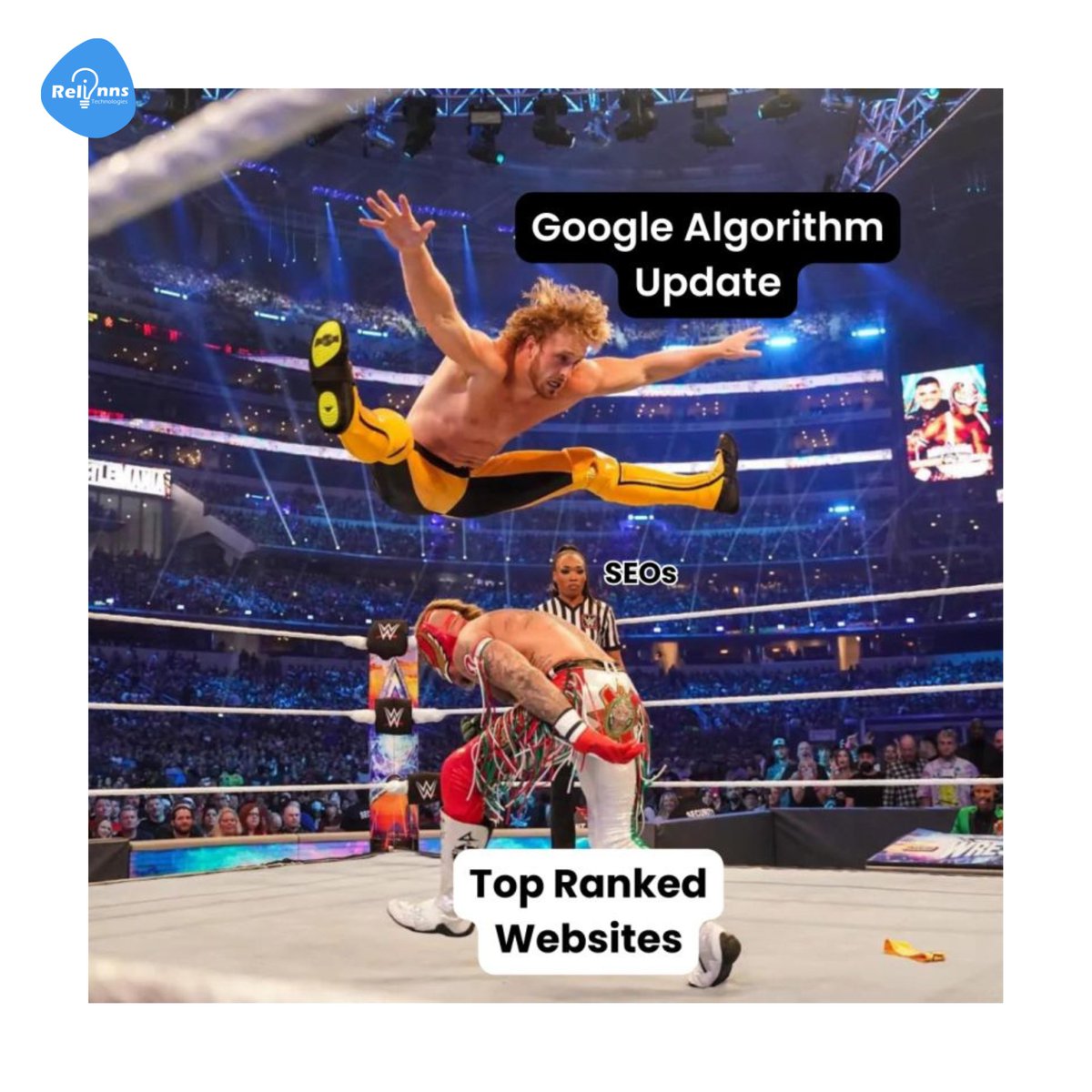 Relinns's tweet image. 🤯 Can't tell what's more stressful: ranking high in SERPs or surviving the next #algorithmupdate?🚨
Tell us your thoughts in the comments below!
#SEOstruggles #digitalmarketing #workmeme #alwayschangingalgo