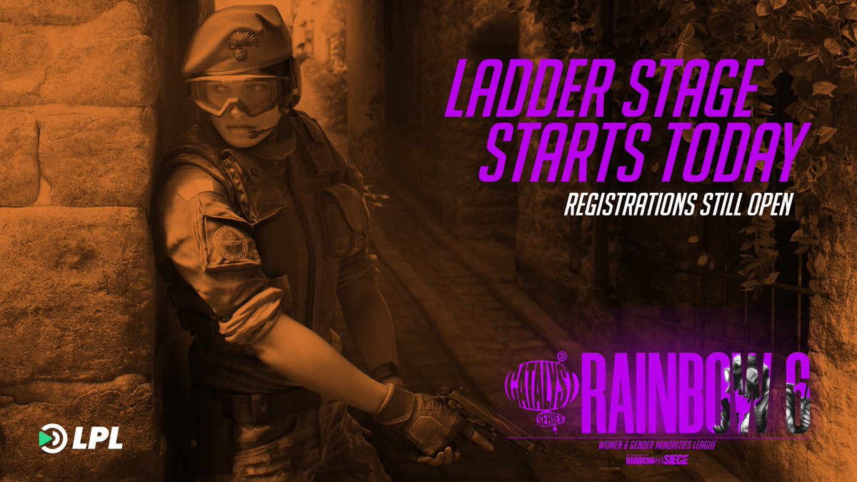 LPL Rainbow Six: Siege (@lpl_r6s) on Twitter photo The Ladder Stage starts TODAY for the LPL R6 Catalyst Women and Gender Minorities Tournament. Don't worry though, you haven't missed out. Teams can register at any time until 31 May.
SIGN UP TODAY at lplgg.co/CatalystR6
<a href="/UbisoftANZ/">Ubisoft ANZ</a> <a href="/R6ANZ_Phoenix/">Phoenix League</a> #LPL The Ladder Stage starts TODAY for the LPL R6 Catalyst Women and Gender Minorities Tournament. Don't worry though, you haven't missed out. Teams can register at any time until 31 May.
SIGN UP TODAY at lplgg.co/CatalystR6
<a href="/UbisoftANZ/">Ubisoft ANZ</a> <a href="/R6ANZ_Phoenix/">Phoenix League</a> #LPL