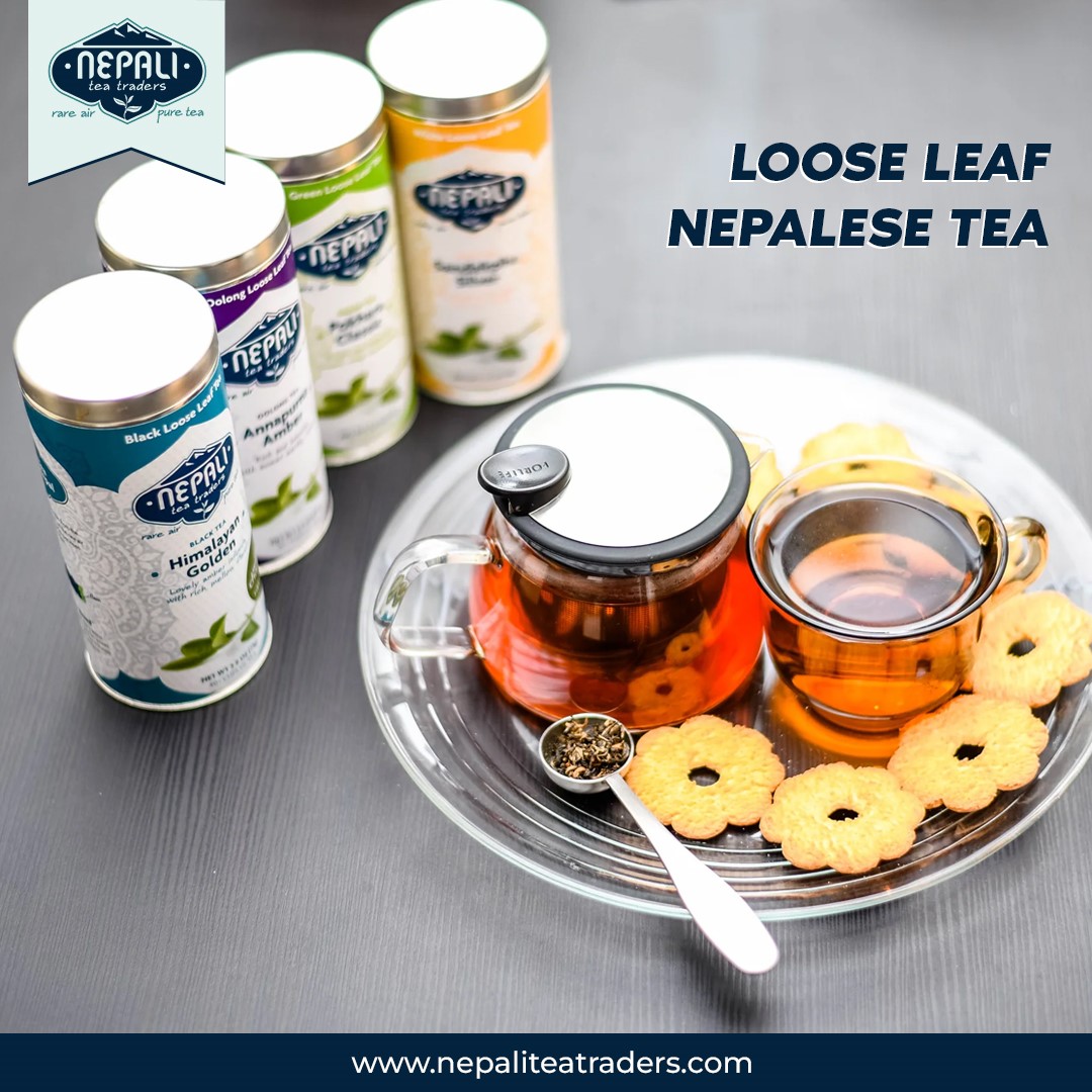 Transport yourself to the lush hills of Nepal with our exquisite loose-leaf teas! 🌿 Shop online now and experience the pure taste of the Himalayas in every sip. 

bit.ly/4avYNbQ 

#NepaleseTea #TeaJourney #NepaliTeaTraders #LooseLeafTea #NepaleseTea
#OnlineTeaShop