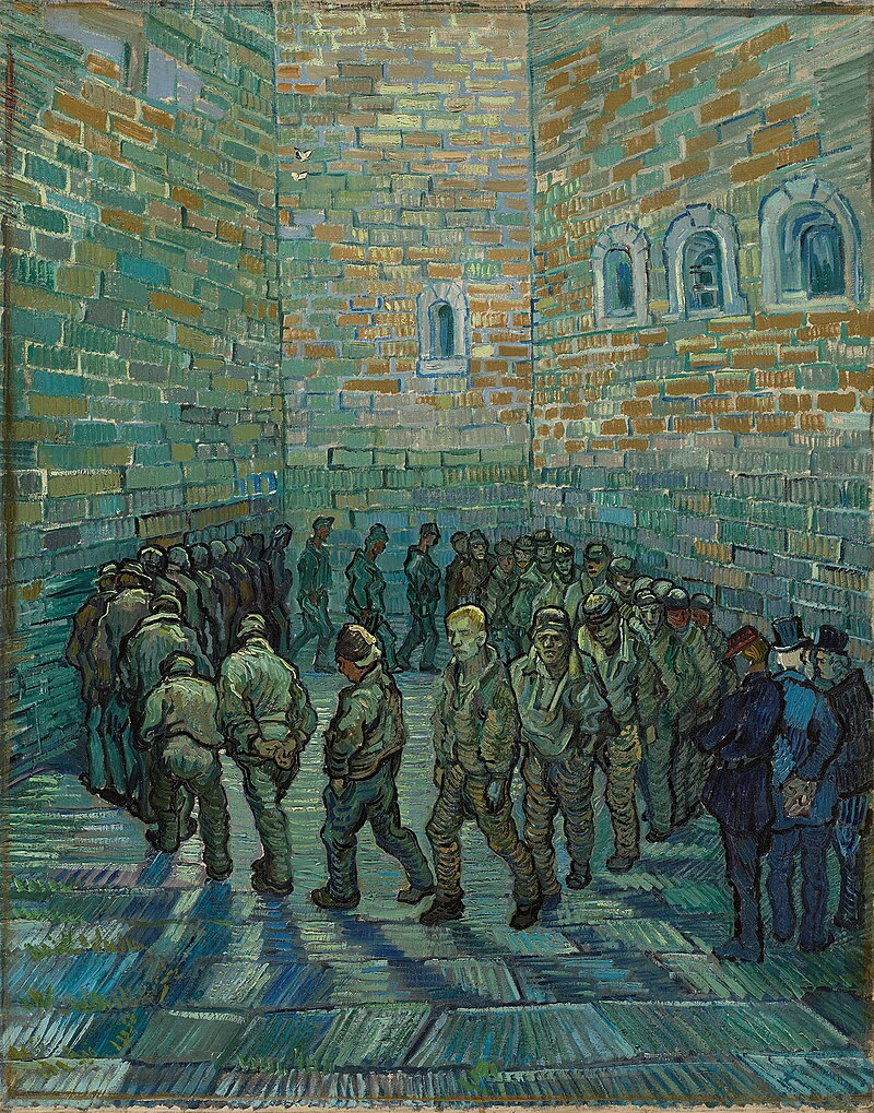 Prisoners' Round (after Gustave Doré)

In the whole of Van Gogh's oeuvre this is the one that appeals to me most. I care nowt for sunflowers, corn fields, or starry skies, but this one always moves me.  👍

'Illic sine Dei gratia vadam' 😉