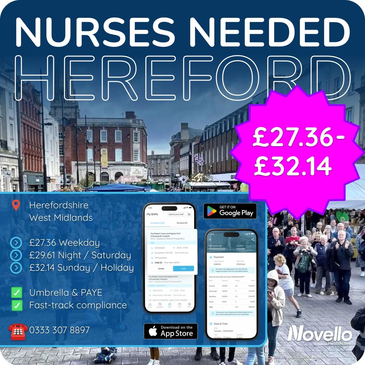 💥 NURSES NEEDED IN HEREFORD 🚀

Visit our website to read more / call for more info!

bit.ly/4bkBSQW
 
#nursejobs #rgnjobs