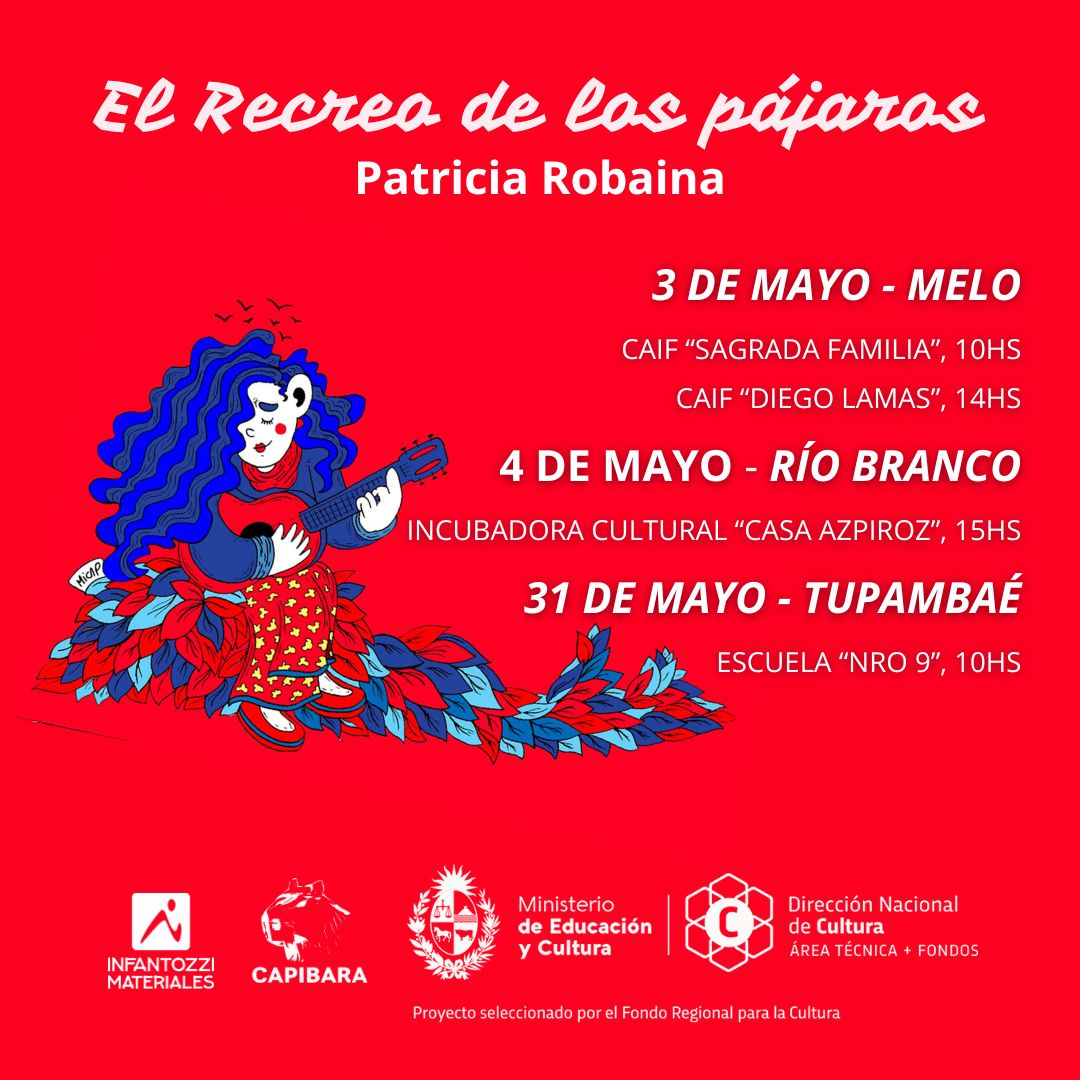 📕🪽Este fin de semana sale  bandada de pájaros, por los cerros largos. 
#infancias #aladas #cancionerodejuguete
#música #títeres #marionetas
#teresitacazarré #musicalización #disco
Proyecto seleccionado por el Fondo  Regional para la Cultura - MEC 
Ilustración: Micaela Palermo