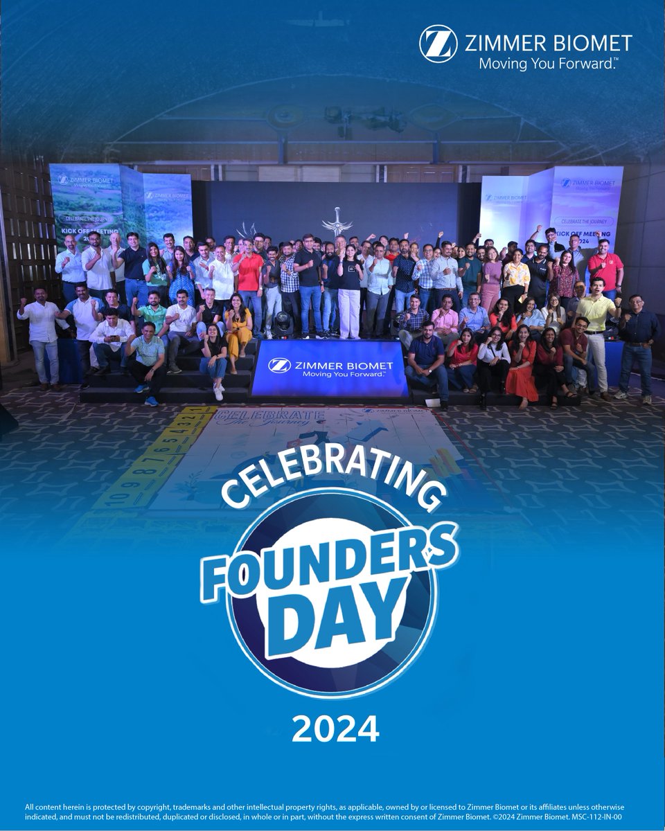 For nearly a century, #ZimmerBiomet has built on the strong foundations of our people, innovation and giving.
As we celebrate Founder’s Day on 2 May, our commitment to healthcare and the communities we serve continues! #ProudToBeZB #FoundersDay