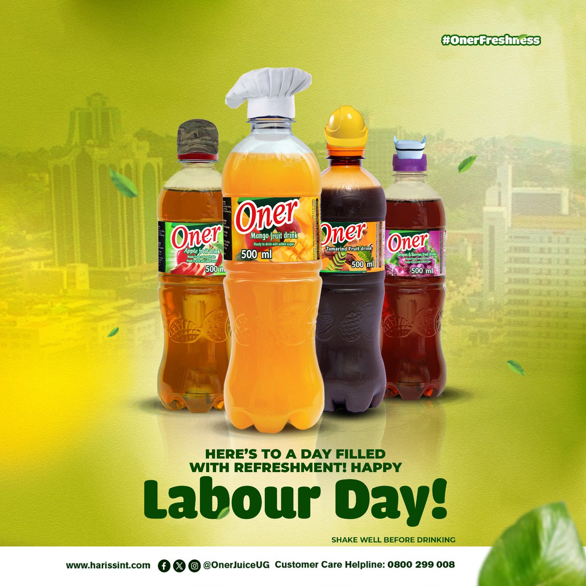 Cheers to a day brimming with refreshment! Happy Labour Day!
