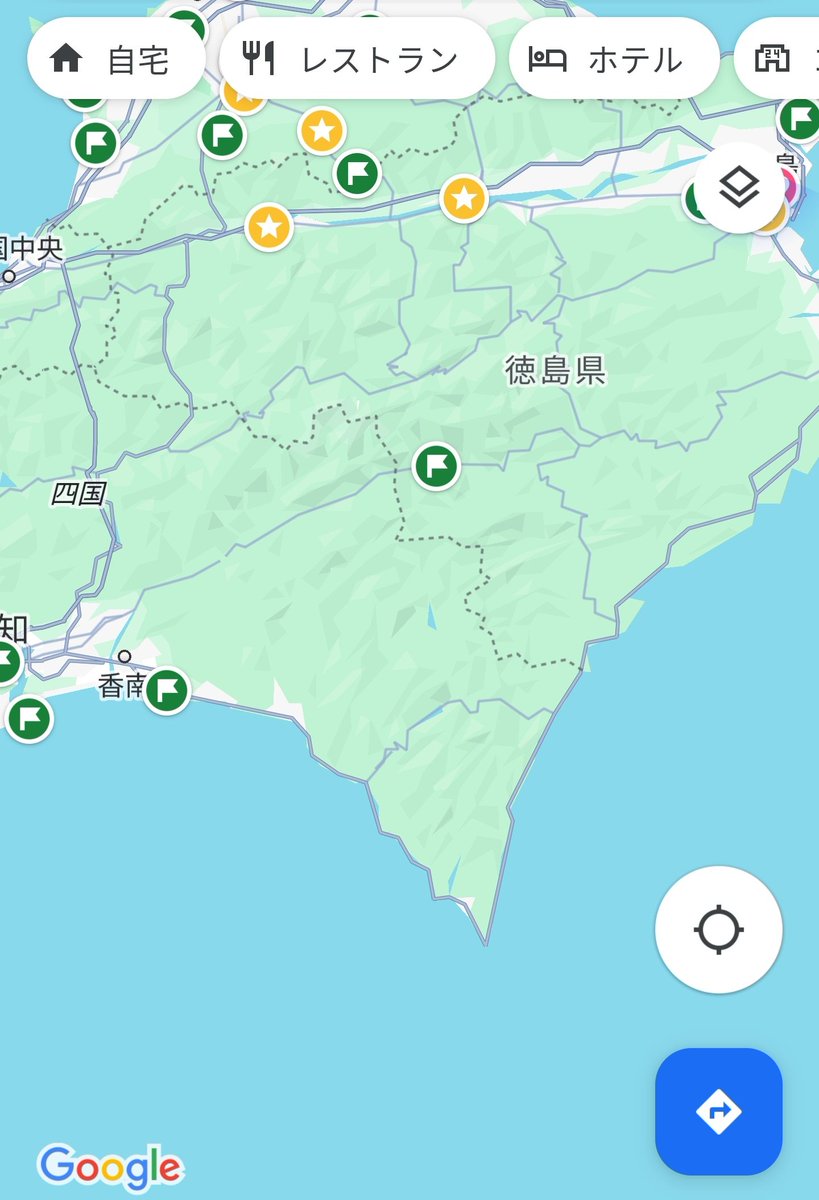 徳島から香川の方に行ってうどん食べに行こうと思ってるんですが、このとんがり辺りと右側諦めて良き…？有識者ー！