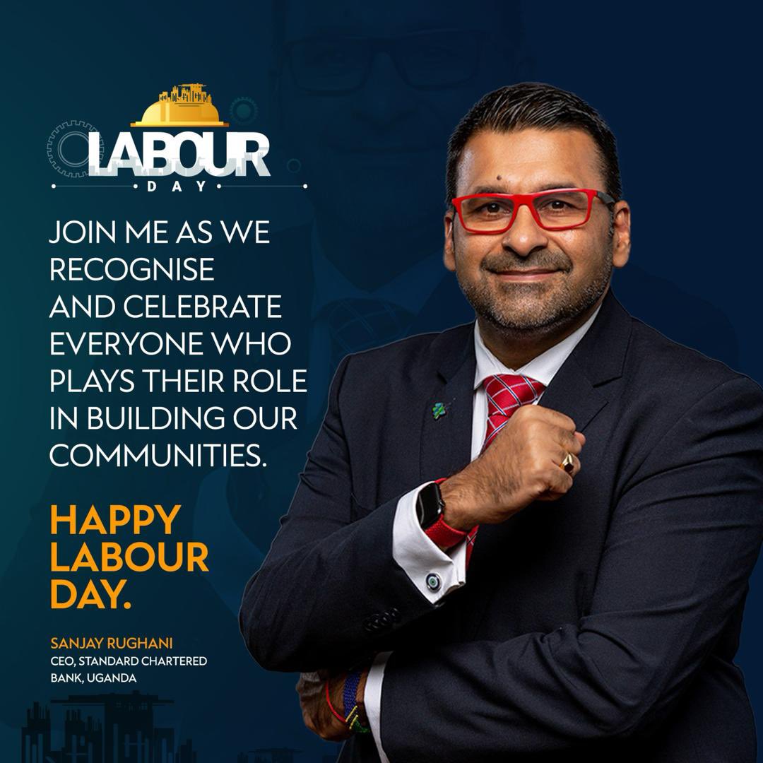 Happy Labor Day to all workers around the globe! Your hard work fuels progress and inspires us all. @StanChartUGA , we celebrate your contributions and encourage unity in diversity. Let's continue to innovate and thrive together. #LaborDay #Uganda #MayDay