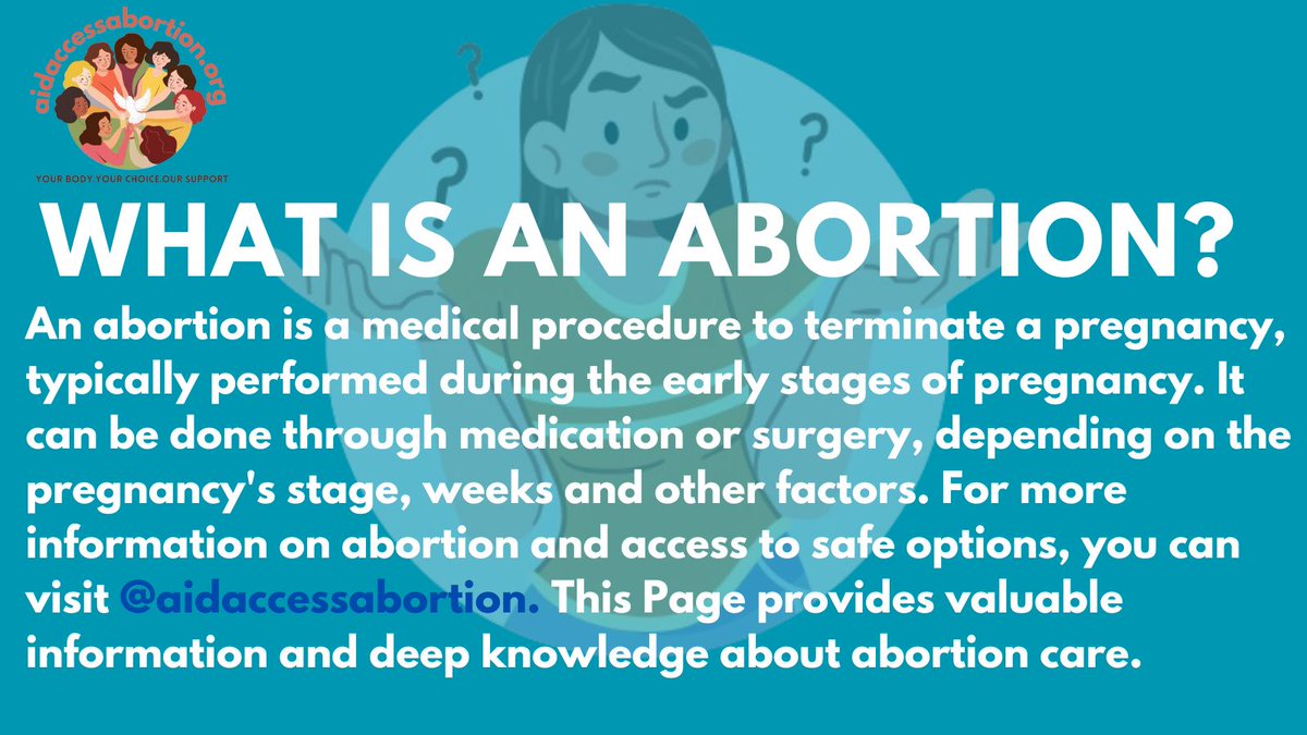 what is an abortion? ❤️
Learn about #Abortion Care visit for more information #aidaccessabortion #Abortioncare
#safeabortion
#AbortionIsHealthcare #abortionpillsforever
#SelfManagedAbortion
#MailTheAbortionPill
#mybodymychoice
#plancpills
#AbortionIsEssential
#MedicationAbortion