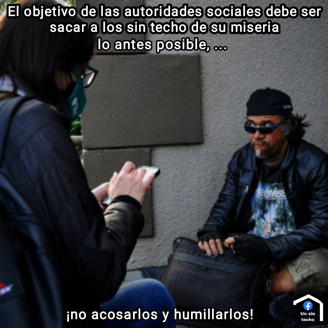 El objetivo de las autoridades sociales debe ser sacar a los sin techo de su miseria lo antes posible, ¡no acosarlos y humillarlos!
#sinhogarismo #sinhogar #sintecho #diamundialdelaspersonassinhogar #WorldHomelessDay