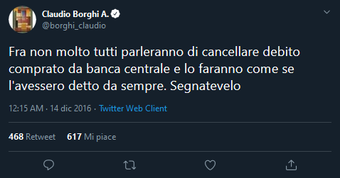 AntonelloAng's tweet photo. Che fine ha fatto il debito comprato dalla BCE ? https://t.co/Xcn4QVKWE0