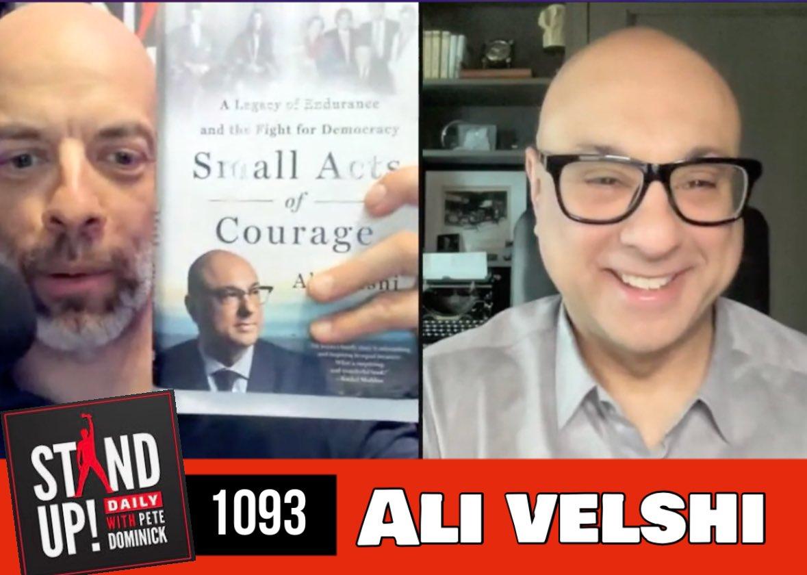I was so excited to talk to my old friend @AliVelshi about his new book which is so so good! Listen and Learn along with me! standupwithpete.libsyn.com/website