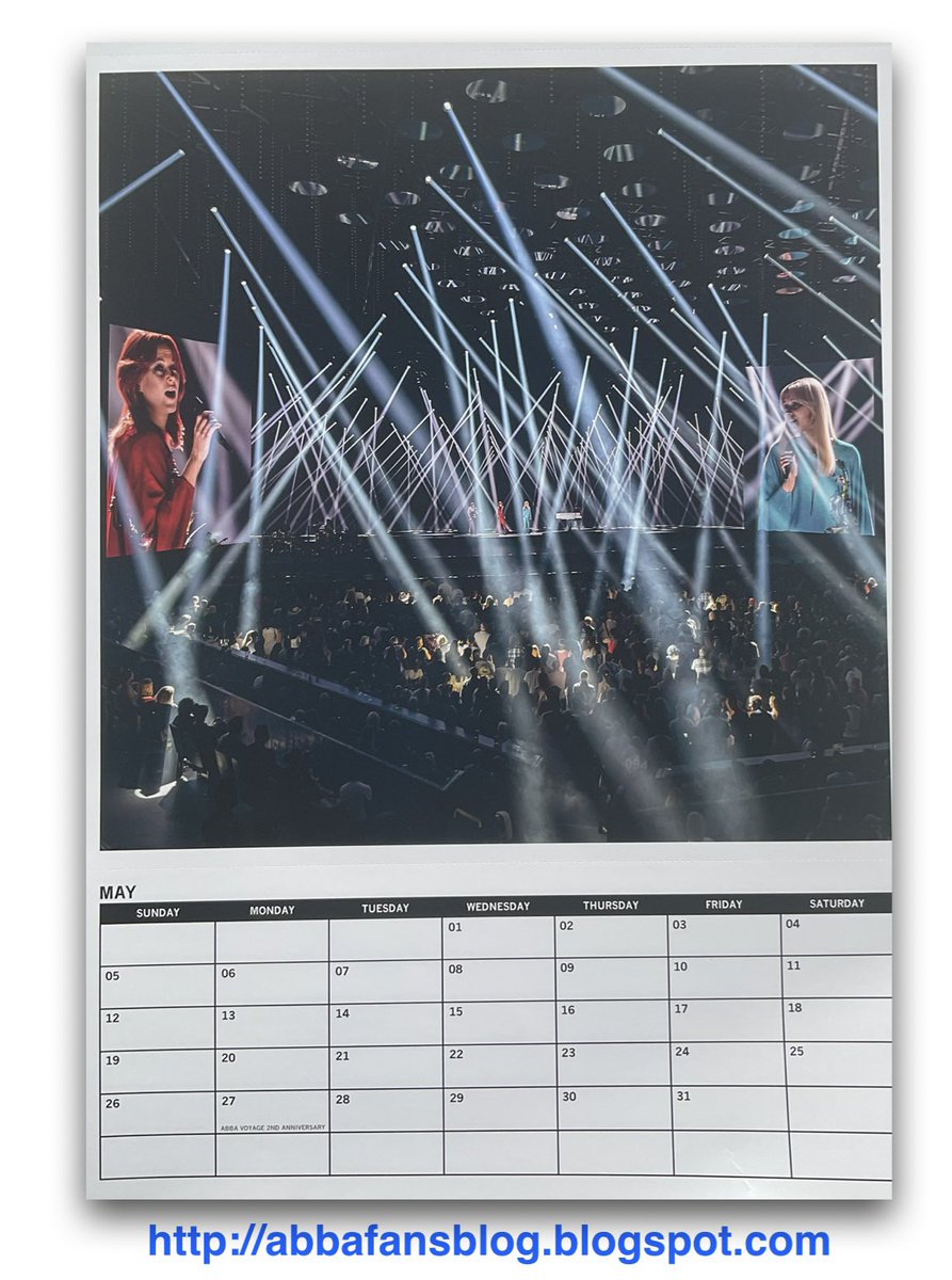 Picture for the month of May from my 2024 @ABBA Voyage calendar
#Abba #AbbaVoyage #1stMay 
abbafansblog.blogspot.com/2024/04/may-20…