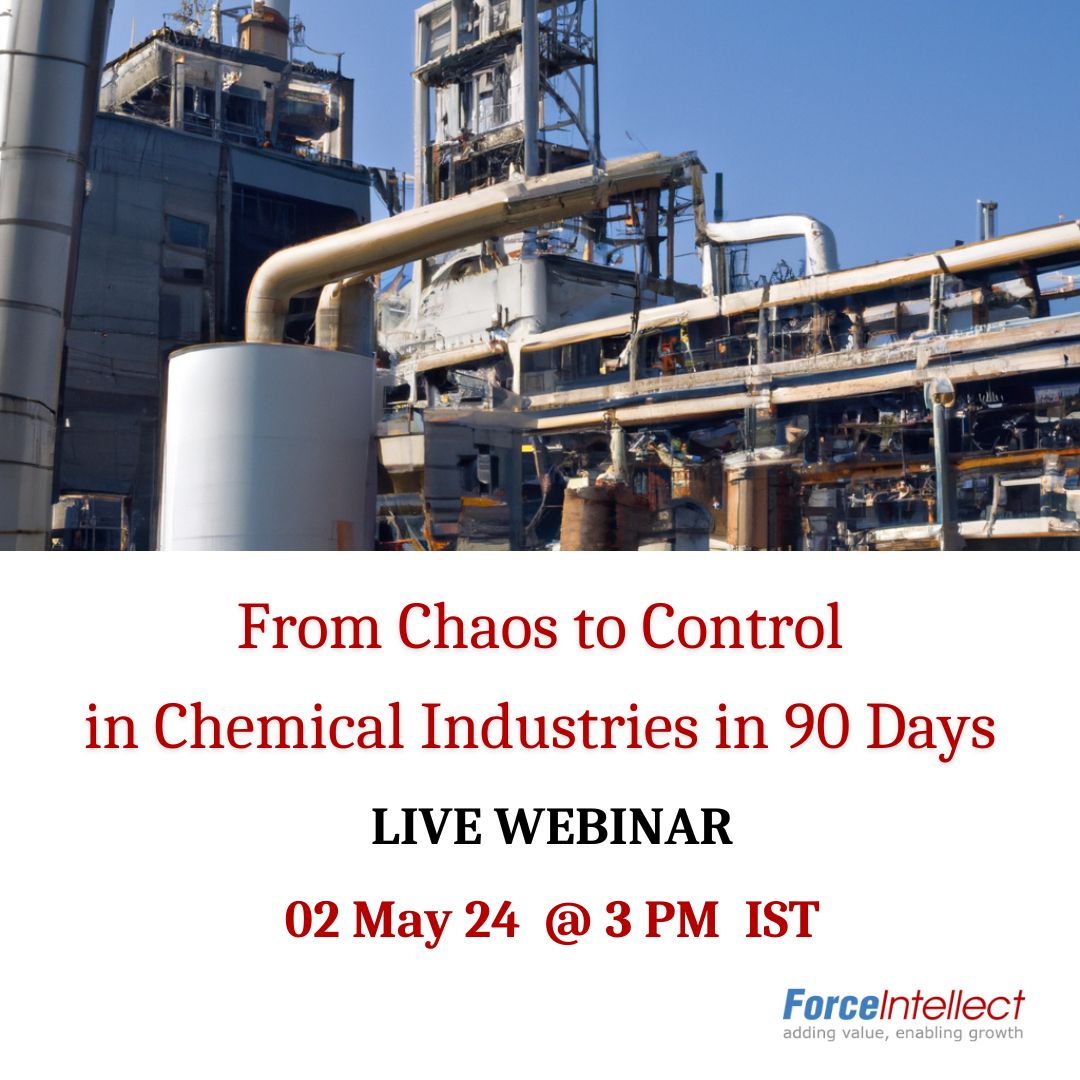 Strategies to maximize #Efficiency & #Productivity of Your #Chemical Business in 90 Days

Join our #webinar “From #Chaos to #Control in Chemical Industries in 90 days.”

#RegisterNow
 
zurl.co/63JP 

#chemicalmanufacturing #erp #erpsolution