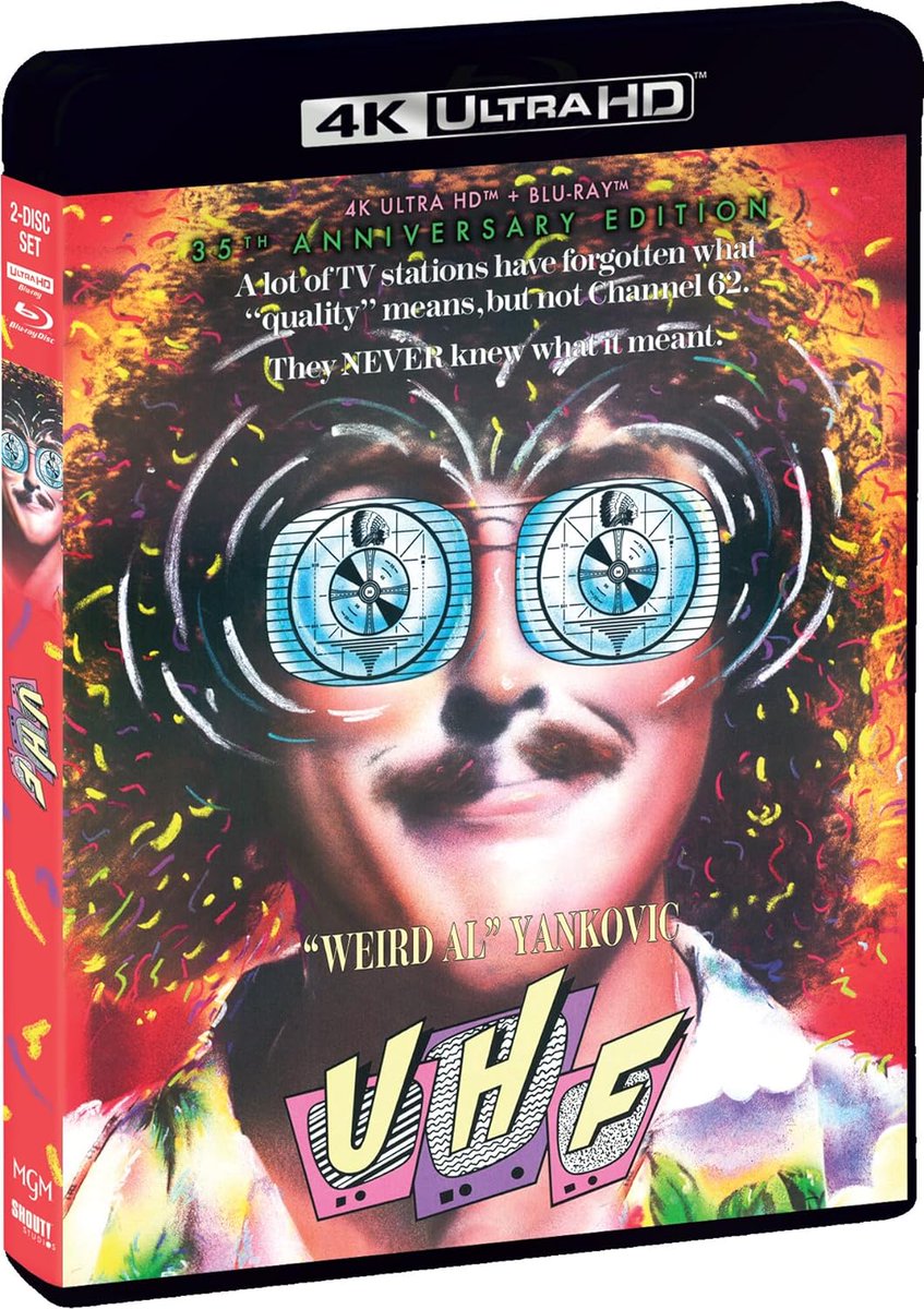 leloupceleste's tweet photo. À paraître le 02 juillet prochain aux 🇺🇸 via @Shout_Studios.
#TéléRingards 📺 (1989) de #JayLevey en #4KUltraHD 📀.
#WeirdAlYankovic #KevinMcCarthy https://t.co/Z7kn5j7evU