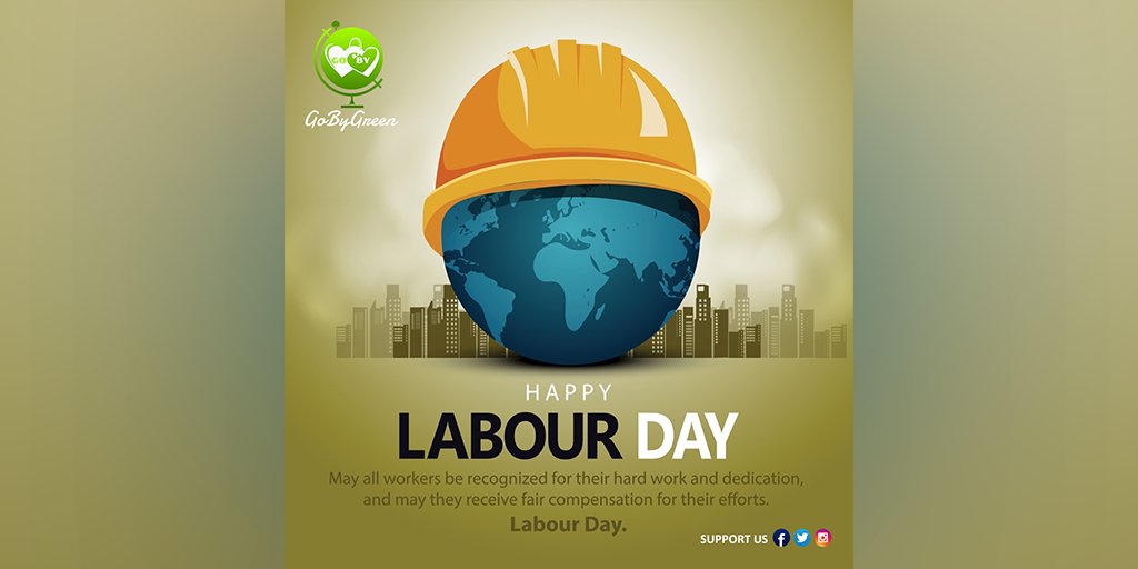 #InternationalLabourDay is a day to recognise the contributions, dedication and fight for fair treatment for all workers. It is also a day to honour the efforts and achievements of workers and the labour movement.

#GoByGreen #gobygreenoff #GoByHolidays #gogreen #labourday