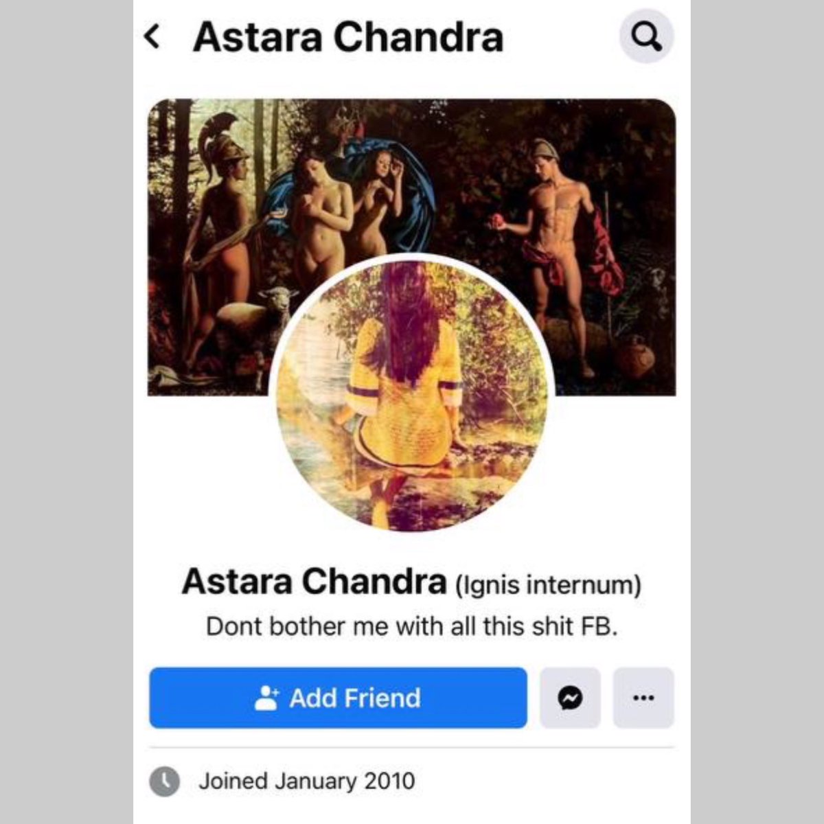 For those whom concern about @CastratrixX Splendira / Astara / Ignis Internum You can follow her on Facebook here: fb.com/astara.chandra She’s no longer active on X / Telegram. Please tell her Retro say hi 🐘