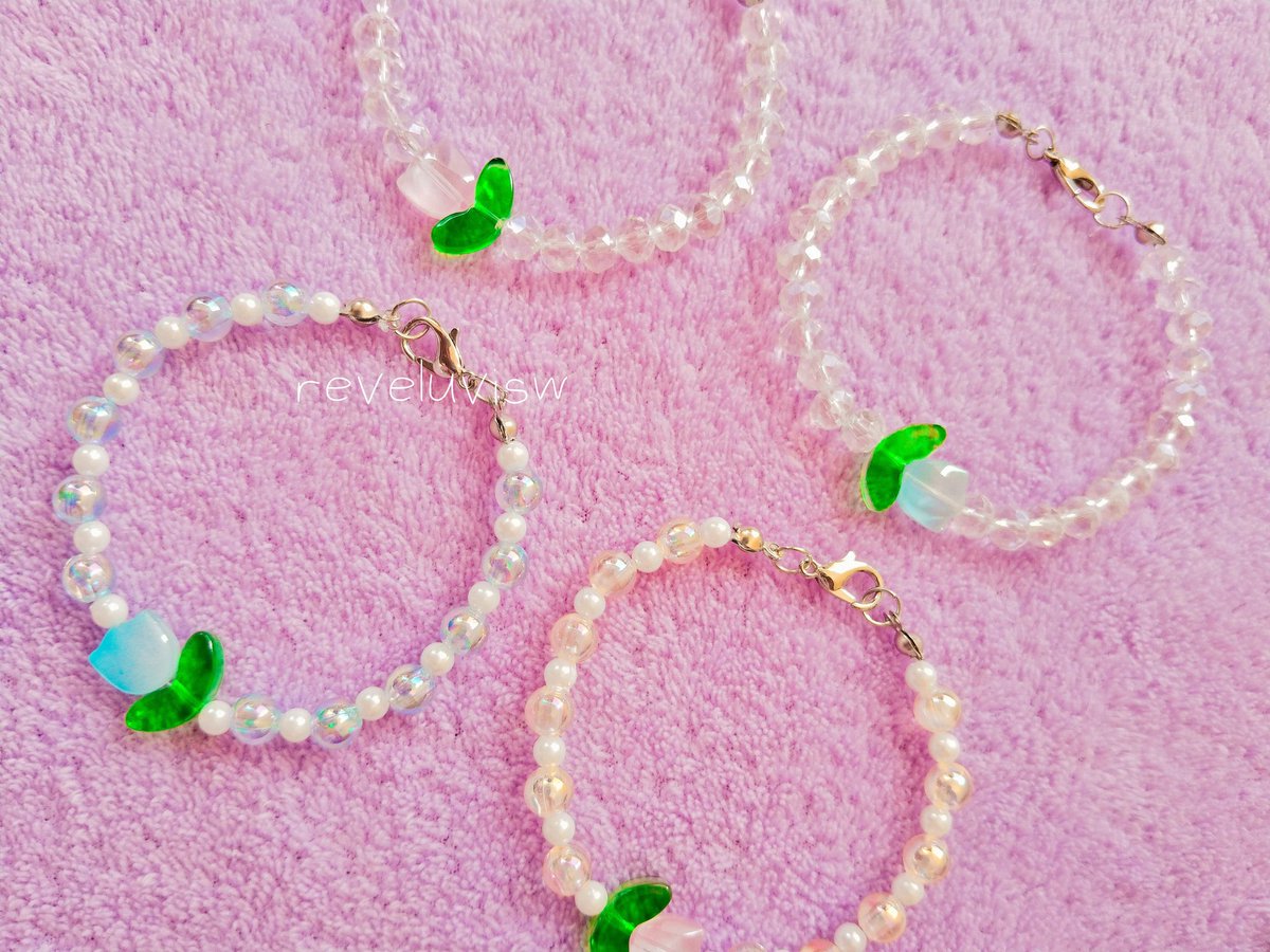 reveluvisw's tweet image. ⁺ . · wts // want to sell ina .ᐟ

🌷tulip beaded bracelet🌷

⟢ 10k/ea || 25k/ea
⟢ Available in blue, pink, yellow, purple, clear
⟢  order by dm
⟢  checkout via shopee [freeong]

📍jaksel

𖥻 wts wtb jual beli bracelet tulip gelang manik