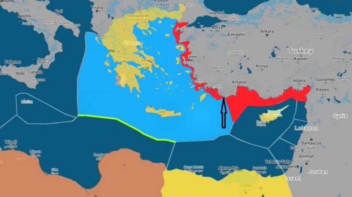 Έχουμε την  δικιά μας Γαλάζια Πατρίδα, που δεν είναι άλλη από την ΑΟΖ μας και η οποία κάνει το Αιγαίο σε αντίθεση με τα όσα λέει και κάνει η #νδ #Μητσοτακης ... ελληνικη λίμνη το Αιγαίο . #βελοπουλος