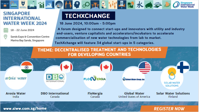 [#SIWW2024] TechXchange 📅 18 June 2024 (Tuesday) 🕘 9:30am – 5:00pm TechXchange will feature 34 global start-ups grouped into 5 categories. Register for SIWW2024 now! lnkd.in/gfhtXBCm