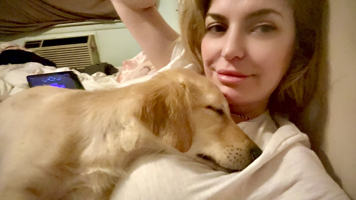 noralmt's tweet photo. Meet Pebbles, soon to be named STELLA!!! I’d like to properly introduce the reason for my sudden onset of looking like hell. https://t.co/GscSCa97xl