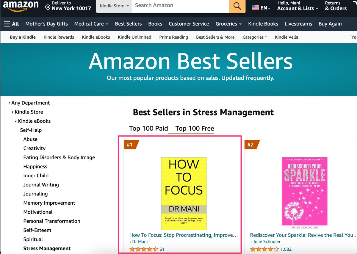 How To Focus is the #1 Amazon Bestseller - in THREE categories incl #stressrelief It's a FREE #giveaway on #Kindle store. Grab your copy today. US: amazon.com/dp/B00A9V2NR8 Please read, rate & review - & tell a friend about it Thank you! 🙏 #procrastination #selfhelp #Focus