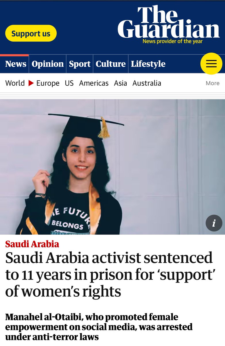 Saudi Arabia, the country GB & US proudly call ally. Show me who your friends are and I’ll show you who you are. Source: theguardian.com/world/2024/may…