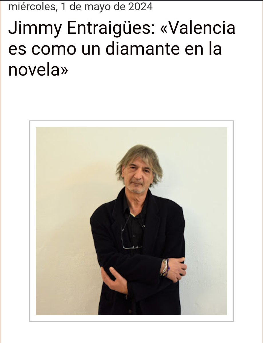 Elgareategui1's tweet photo. Jimmy Entraigües rompe con el esquema tradicional de la novela negra con 'Diamantes negros'.
https://t.co/my9bpZNXpA
#Entrevista #diamantesnegros #escritor #novelaliteraria #thrillerbooks #suspensebooks #novelanegra #Eblog #elgareateguiperiodista #laardillaliteraria https://t.co/lJ7xr1glAl