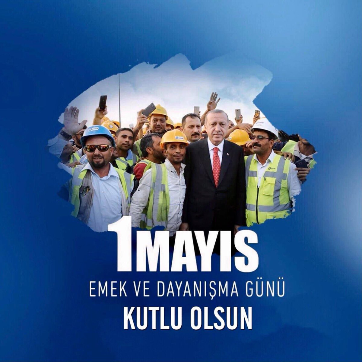 Büyüyen ve güçlenen Türkiye’mizin en büyük değeri işçi kardeşlerimizin 1 Mayıs Emek ve Dayanışma Günü kutlu olsun. #1Mayıs