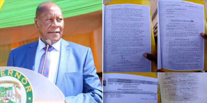 Online debate after Kitui Governor Hon. Malombe storms 'Hustler' land, builds a perimeter wall, and demands the owner to vacate with immediate effect.

Kitui's first family via Governor Julius Malombe has this morning been dragged into alleged land grabbing after a trader in