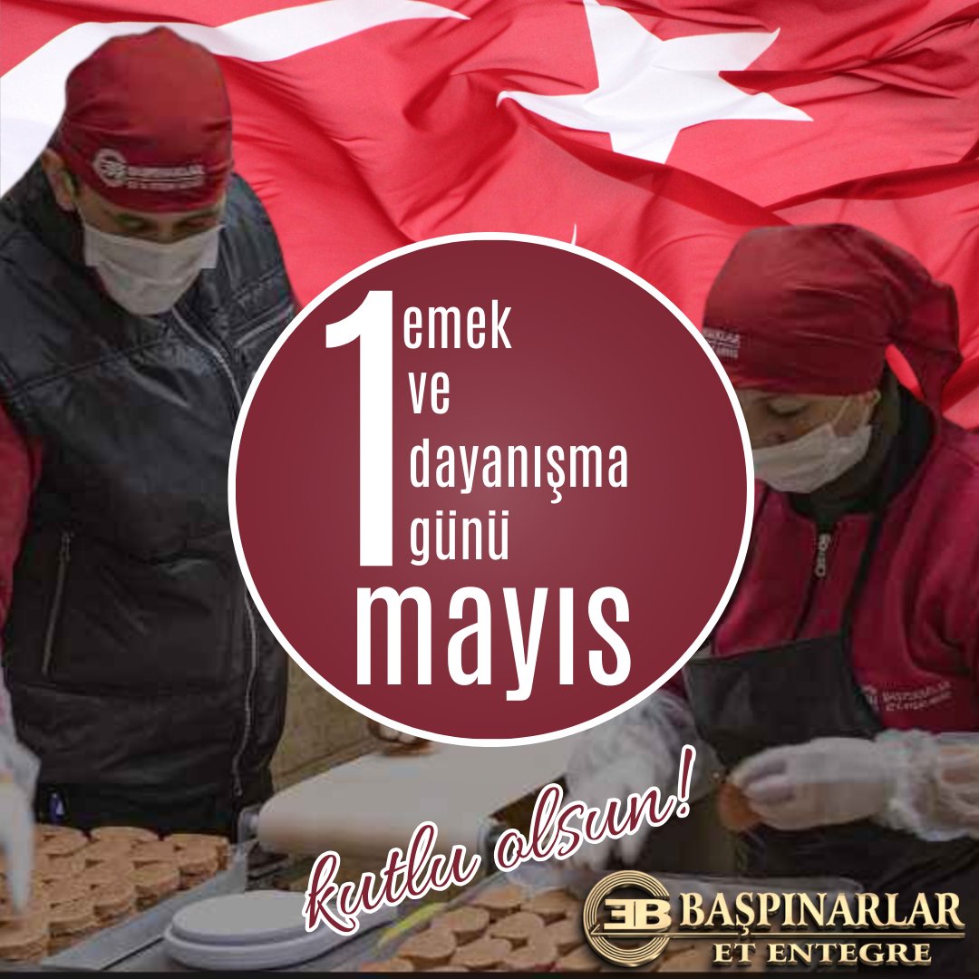 1 MAYIS
Emek ve Dayanışma Günü
Kutlu Olsun!

BAŞPINARLAR 
Et Entegre &amp; Steak House

başpınarlar.net

#eskişehir#1mayıs #emekvedayanışmagünü