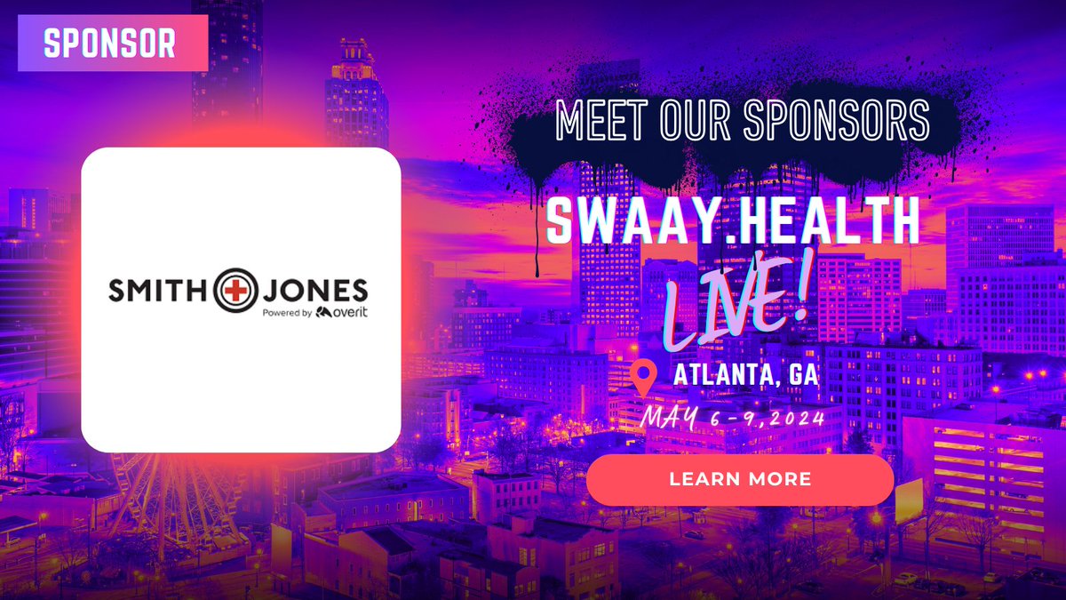 Tragically, the end of Swaay.Health is approaching 😢

So don't forget to get to Table 3 to see Smith &amp; Jones before it's too late!

smithandjones.com

#SwaayHealth #hcmktg <a href="/smithandjones1/">SMITH & JONES</a>