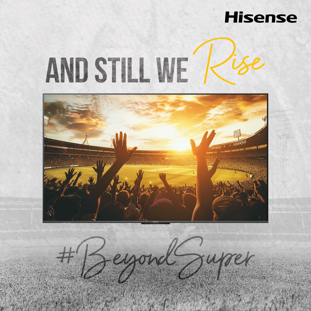 It's the roar of a promise kept, the echo of 'We rise again!' #hisenseindia #cricket