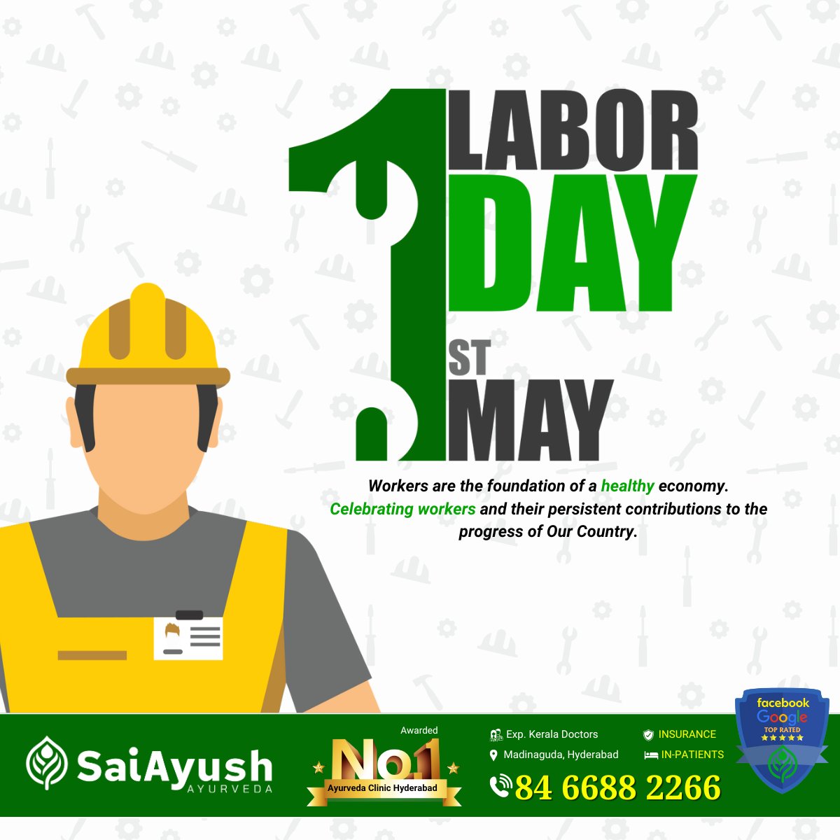 👷‍♂️Happy May Day! Celebrating the hard work and dedication of workers worldwide. 👨‍🔧Workers are the foundation of a healthy economy. Celebrating workers and their persistent contributions to the progress of Our Country. #MayDay2024 #InternationalWorkersDay #LaborDay #WorkersRights