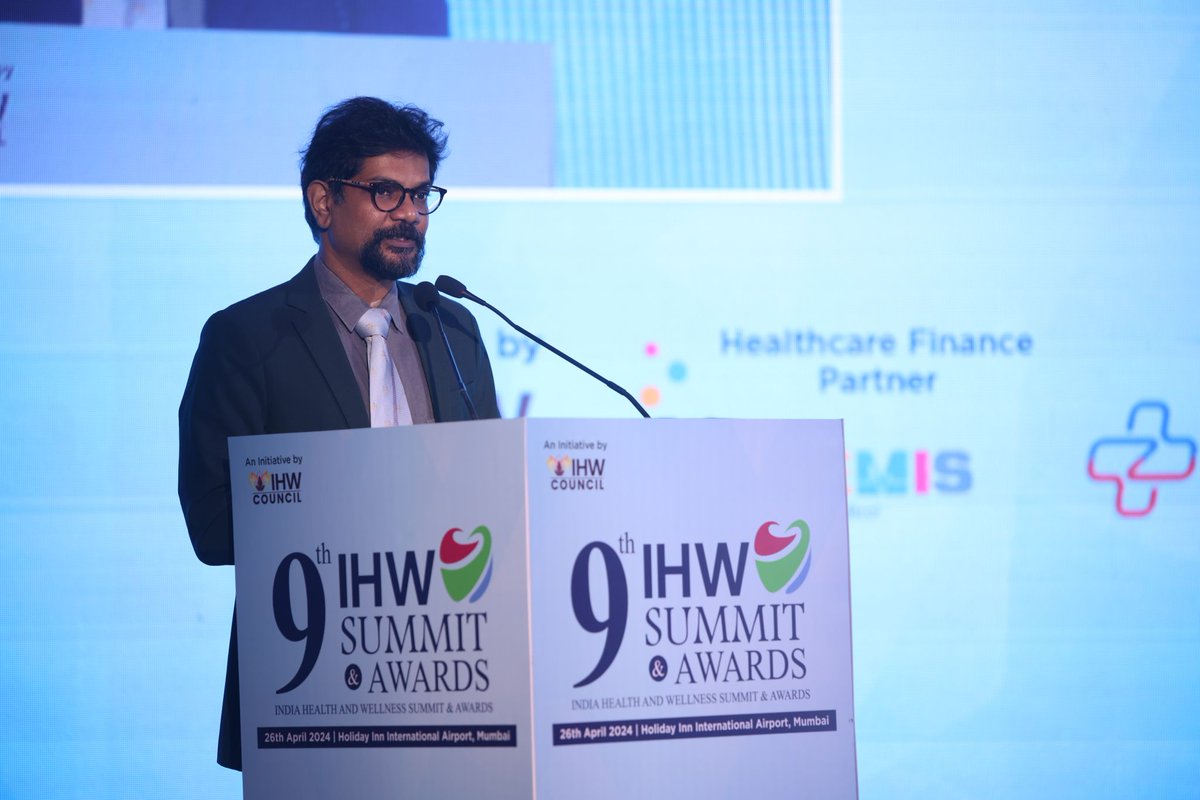 IHWCouncil's tweet photo. #IHWSummit: Relive the insightful inaugural session of the 9th IHW Summit & Awards on achieving Universal Health Coverage through a resilient and equitable "One Health Approach".

Catch glimpses of our esteemed dignitaries who graced the session:
🌟 Guest of Honour: Mr. @nn_sona IAS, Health Secretary-Public Health Department, @mygovMaha 
🌟 Ms. Pritee Chaudhary IRS, Regional Director- East & West Region, @fssaiindia 
🌟 Mr. @gkhannahcb, CEO, @HospitalHinduja
🌟 Dr. Ramakant Deshpande, Executive Chairman, @AsianCancerInst 
🌟 Mr. @nkapurIndia , Co-Founder & Director, @atmantan 

Moderator - Mr. @Kamalomer, CEO of Integrated Health & Wellbeing Council (#IHWCouncil)
