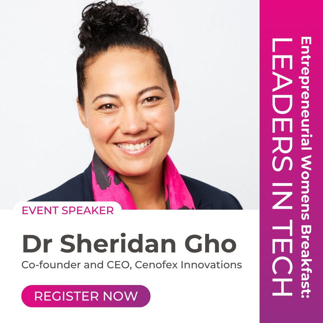 From biotech research to entrepreneurship, Dr @Sheridan_Gho has a wealth of experience. Join her and other Wollongong tech leaders at our Entrepreneurial Women's Breakfast - tickets are selling fast! ow.ly/ufqp50RhRUn #WomeninSTEM #FemaleLeaders @uow @uowalumni @cenofex