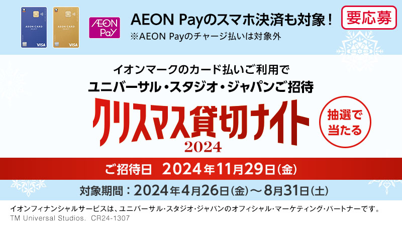 USJ 入場券 思い描け 2024年11月30日(土)貸切ナイト 1名