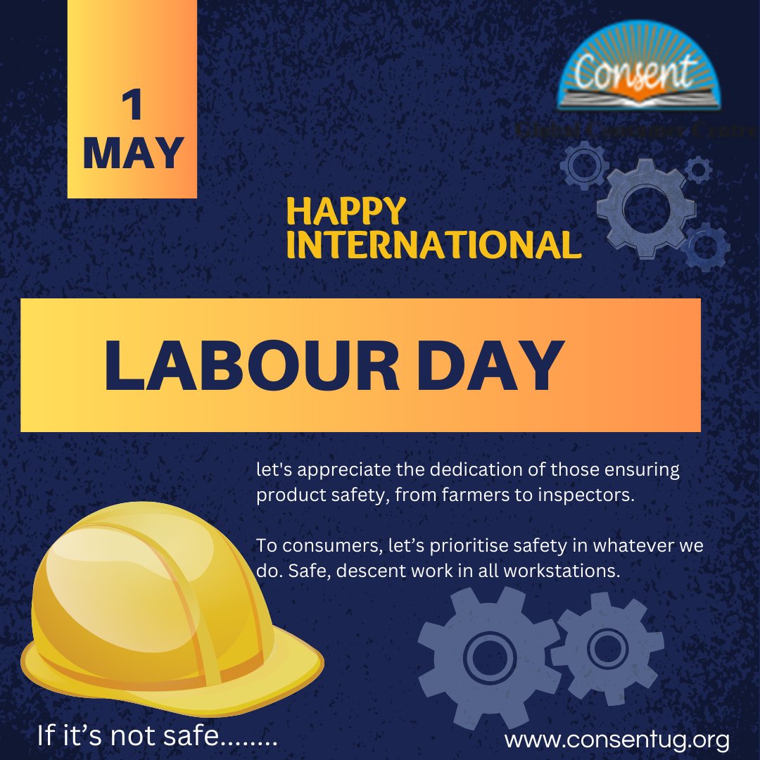 This year, the focus is on ensuring safety & health at work in a changing climate. @FutureForAll @kimehenrich @CefrohtUg @FRAUGANDA @SEATINIUGANDA @unhco @Consumers_Kenya @Consumers_Int @KRCUganda @MinofHealthUG @ucpaUG @GedaUganda @foscu23 #SafetyAndDesentWorkAtAllWorkStations