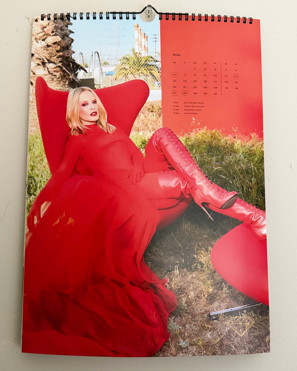 New Month New @kylieminogue 🎤💕 #KylieCalendar