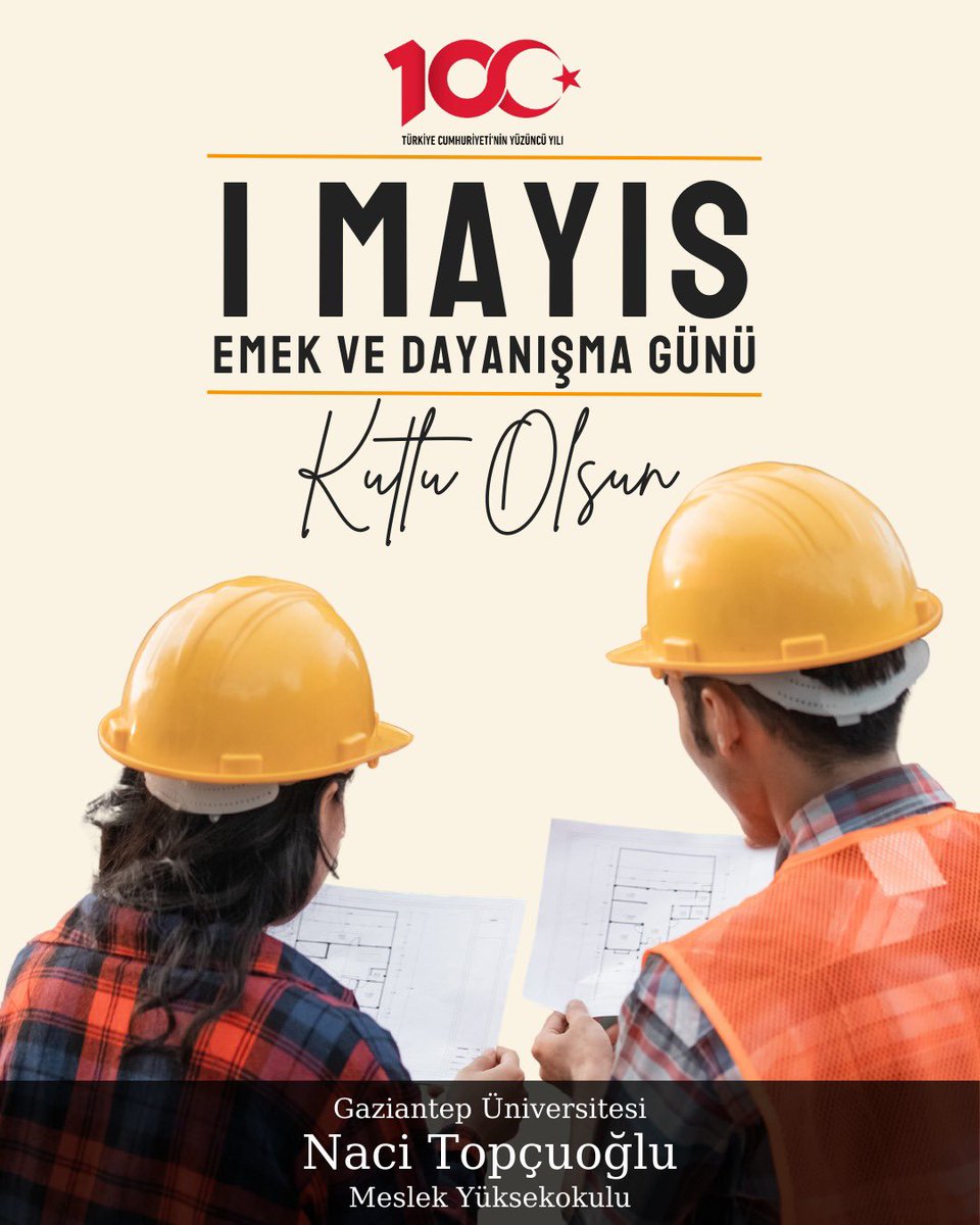 TopcuogluMyo's tweet photo. Ailemizin tüm çalışanları, öğrencileri, mezunları ve tüm emekçilerin 1 Mayıs Emek ve Dayanışma Günü Kutlu Olsun!

#1mayis 
#1mayisemekvedayanismagunu https://t.co/1VNKGy0LtR