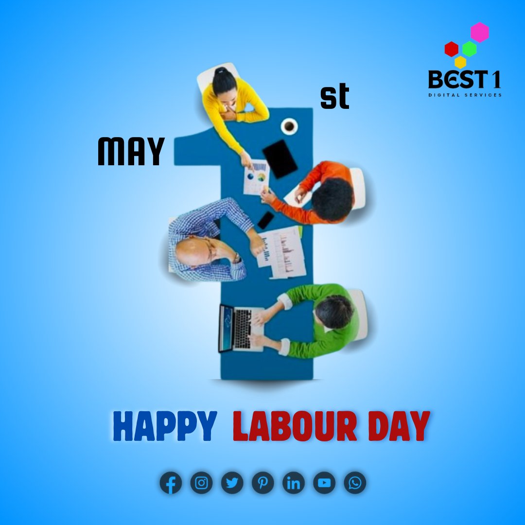 Saluting the hard work and dedication of every worker this Labour Day! 💼💪 Let's market success together. #LabourDay #DigitalMarketing #labourday #instagram #facebookmeta #digitalservices #best1digitalservices