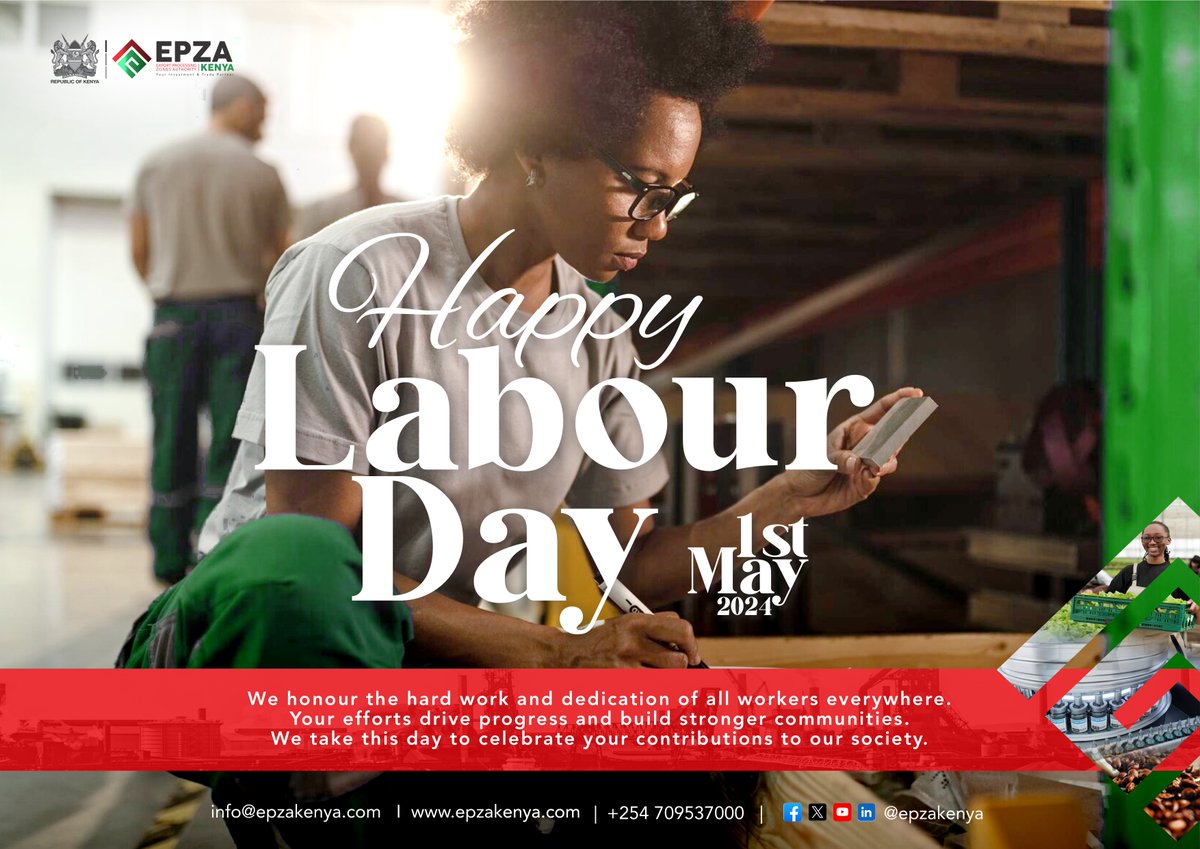 Labor Day reminds us that behind every piece of progress, there are countless hours of hard work and dedication. Today, we honour and appreciate the efforts of workers around the world. Happy Labour Day. #labourday #LabourDay2024 #HappyLabourDay