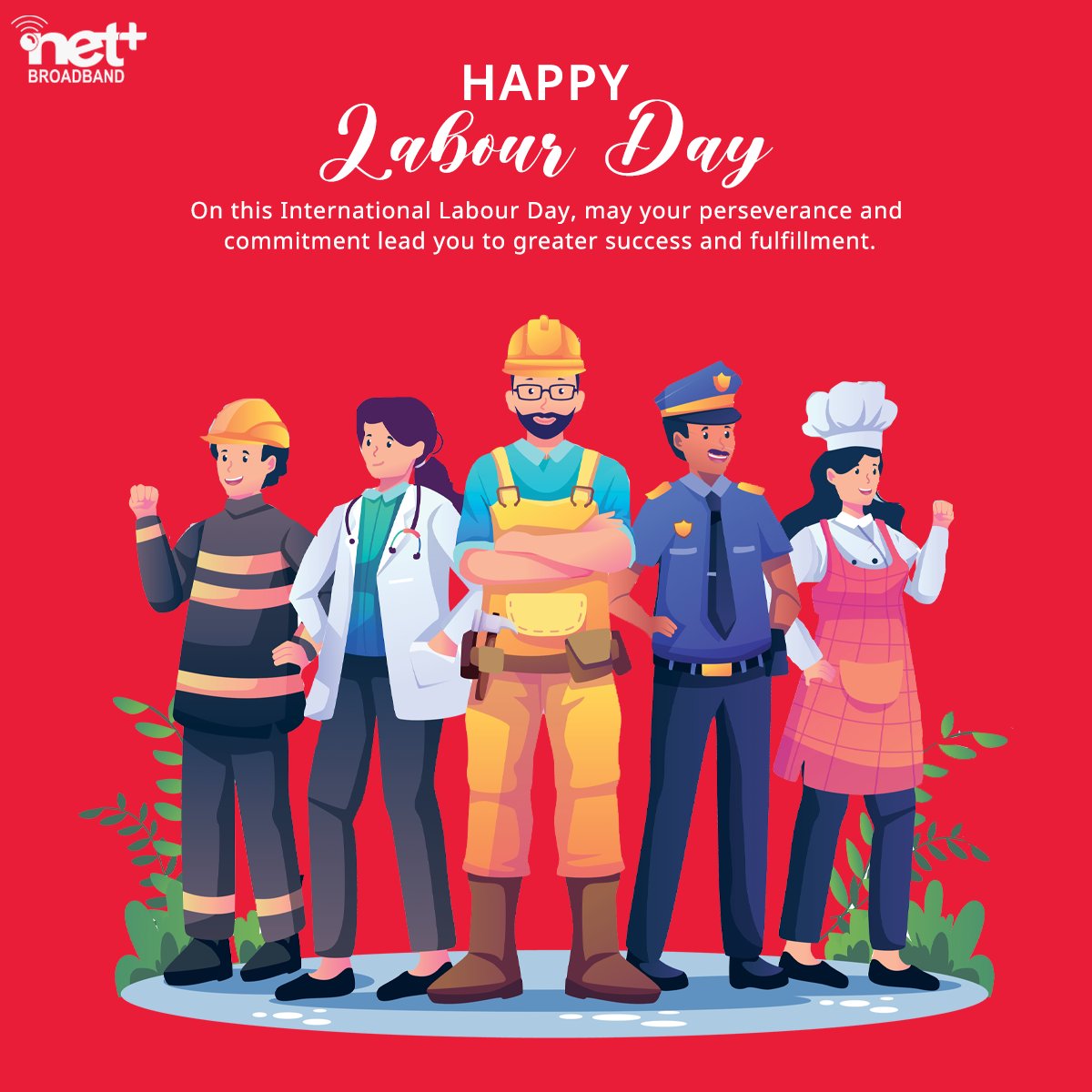 On this International Labour Day, may your perseverance and commitment lead you to greater success and fulfillment. #labour #wishes #day #labor #workout #hardwork #teamwork #business #netplus