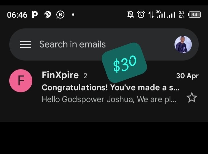 Determination is the key to success 🤑 $30 bagged You might have a smart phone but you lack the right knowledge to press money out of it The blame is yours 🫵 @FinXpire is a Blessing @PrinceOfMaketin Thank you Sir I'm grateful @hiprofeet for your ads services