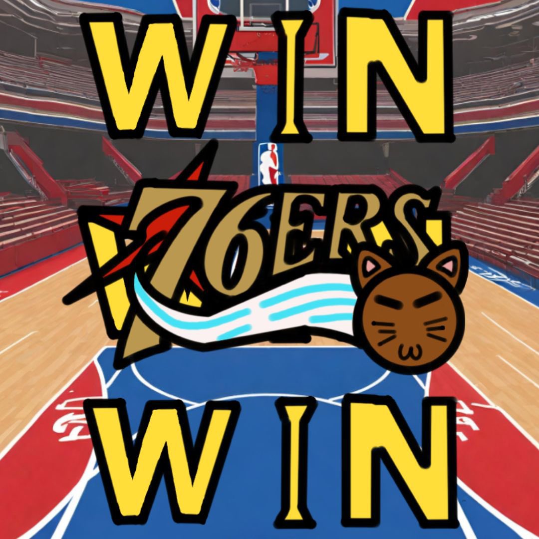 CATBACOIN's tweet photo. 🛎️RESULT ANNOUNCEMENT🛎️

Shall we see Sixers in 7️⃣? 
What a night to remember☁️

Congratulations to the lucky man who made the right guess👏🏻

$CATBA will be sent to your wallet within 24 hours after our launch.

Who is in for the next game?
Let us know👇🏻 https://t.co/HNvZSN1CSo