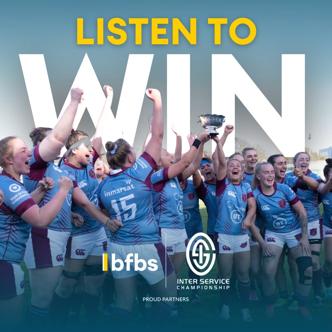 On the Friday Breakfast Show we're giving away tickets to the RAF v Army women and men's rugby at the Kingsholm Stadium in Gloucester! 🏉 All you need to do is listen to Jim to find out how to WIN. Easy, right?! T&Cs here: bfbs.com/competition